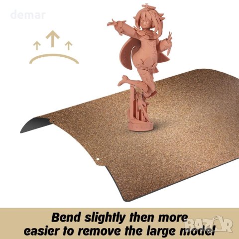 DERUC PEI лист за 3D принтер, 3D печат - 310 x 310mm, снимка 5 - Консумативи за принтери - 44324801