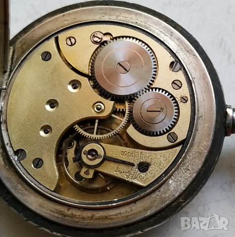 Сребърен джобен часовник Омега, снимка 13 - Джобни - 42344298