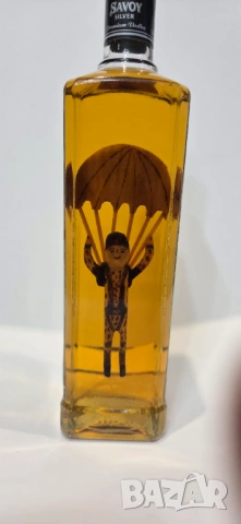 НОВО Ръчно изработени бутилки - подарък,декорация,сувенир.  Бутилка парашутист., снимка 6 - Други - 53597741