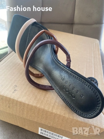 ASOS дамски чехли мгигоцветни, снимка 3 - Чехли - 53072659