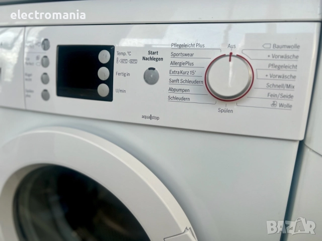 пералня Bosch Serie 4 VarioPerfect WAE28446 7кг, снимка 3 - Перални - 52632372