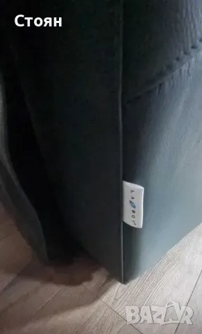 Тюркоазено син кожен комплект - диван тройка и два фотьойла La-z-boy, снимка 7 - Дивани и мека мебел - 49936251