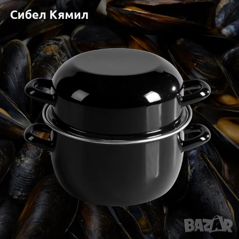 Емайлирана тенджера за миди 5 л, Ø22 см, за индукционни котлони, снимка 1