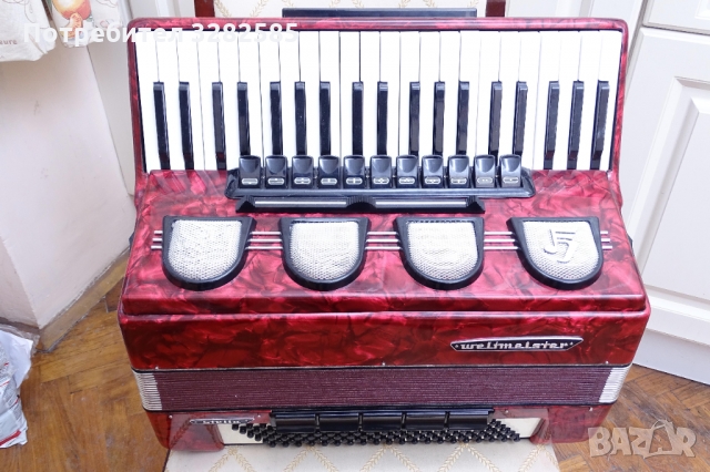 Акордеон Велтмайстер Стела 120 баса, снимка 4 - Акордеони - 36110487