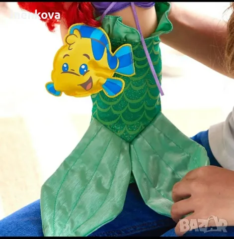 Оригинална кукла Ариел Малката русалка от Disney Store - Disney Animators' Collection Цена 68лв., снимка 8 - Кукли - 48342070