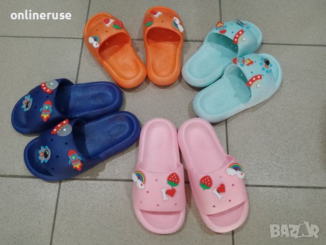 Детски чехли неон , снимка 1