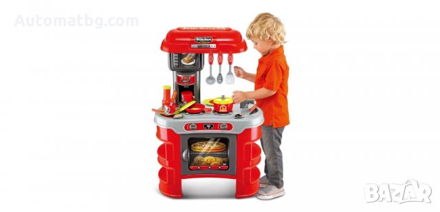 Детска Кухня със звук и светлини, Automat, снимка 3 - Играчки за стая - 34378454