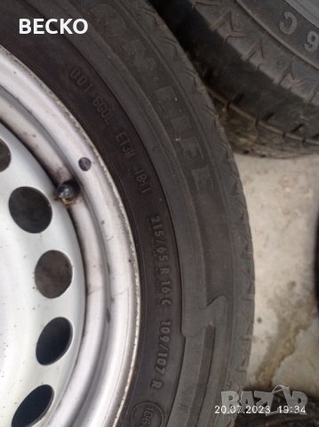 Джанти с гуми Транспортер Т5, снимка 6 - Гуми и джанти - 41611986