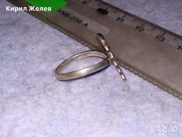 BEST FRIENDS Рядък СРЕБЪРЕН ПРЪСТЕН - СЪРЧИЦЕ Най-ДОБРИ ПРИЯТЕЛКИ Оксидирано СРЕБРО 950 ПРОБА 38494, снимка 15 - Пръстени - 41451109