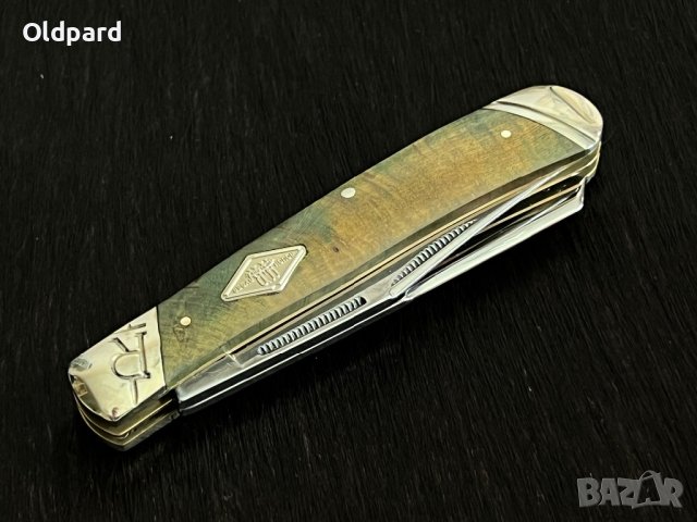 Колекционерски сгъваем нож с две остриета RR Trapper Artisan Wood. (RR1964), снимка 2 - Ножове - 42457545