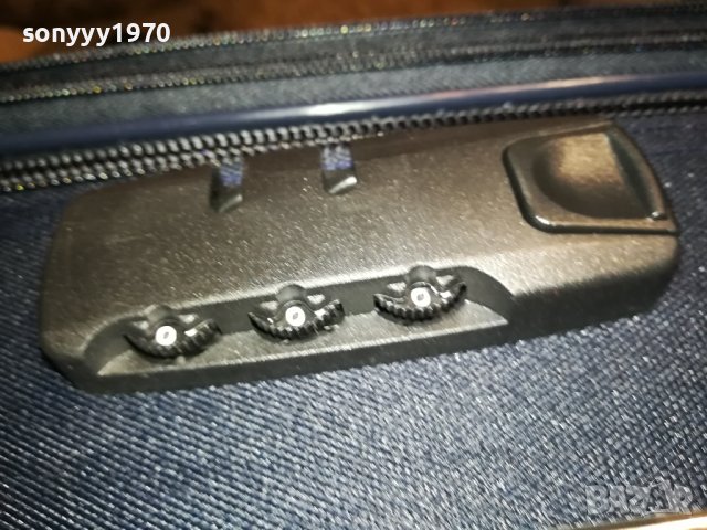 КУФАР-ТЕКСТИЛ С КОЛЕЛЦА И КОД 1008230927, снимка 13 - Куфари - 41811176