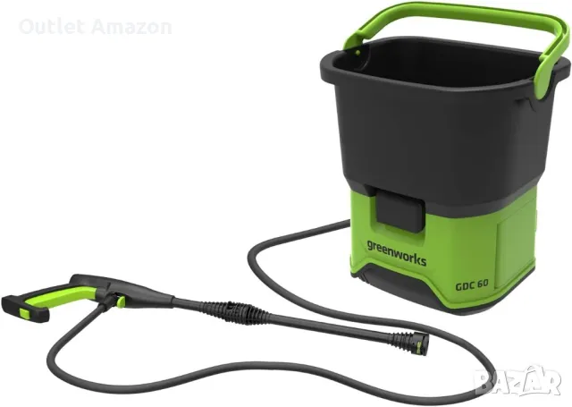 Greenworks GDC40 акумулаторен  уред за миене под налягане, 70 bar, снимка 3 - Парочистачки и Водоструйки - 47881821