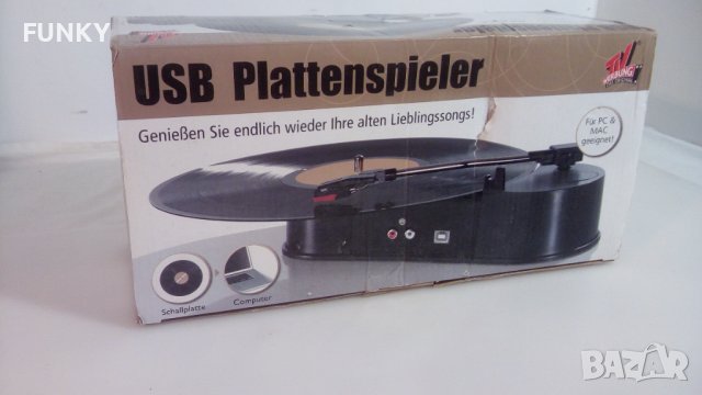USB Plattenspieler , снимка 5 - Грамофони - 38630523
