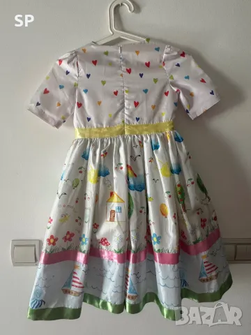 Рокля love made love, 128cm, снимка 4 - Детски рокли и поли - 50406279