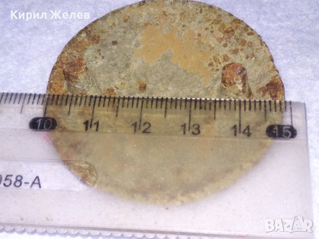 СТАРИНЕН ЕЛЕМЕНТ от УКРАСА на КОНСКА СБРУЯ ОГЛАВНИК - КОВАНО ЖЕЛЯЗО за КОЛЕКЦИЯ ВЪЗСТАНОВКИ 38622, снимка 4 - Антикварни и старинни предмети - 41638486