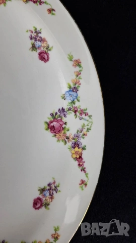 Чиния с цветя - Krautheim, снимка 4 - Чинии - 53142939