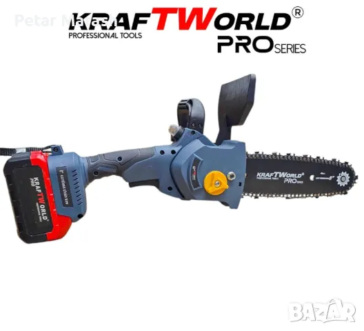 Акумулаторна Резачка KraftWorld 8″ с Автоматично Омасляване и Безчетков Мотор, снимка 3 - Други инструменти - 50358379