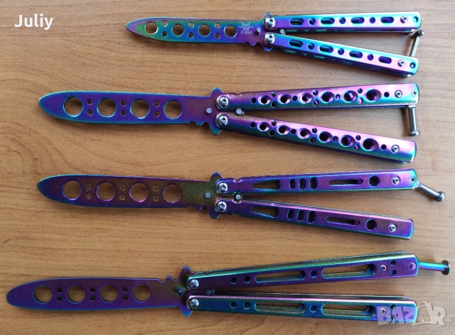 Тренировъчен нож - пеперуда , снимка 12 - Ножове - 30466562