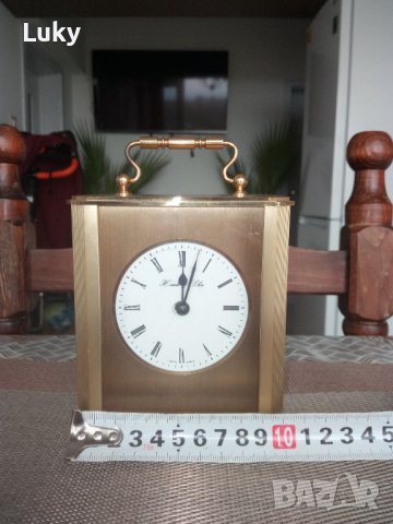 Продавам стилен и красив часовник на стара, известна марка--Германия.Настолен тип. Работещ., снимка 6 - Антикварни и старинни предмети - 42623319