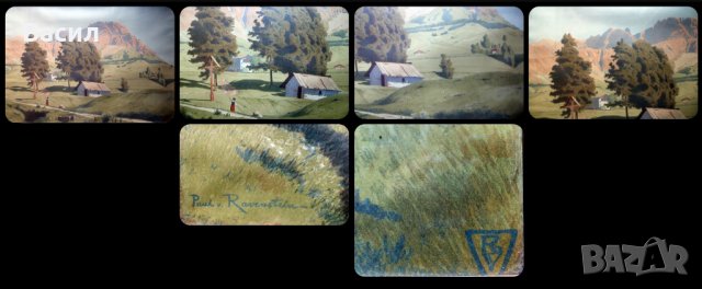 Голяма цветна литография, снимка 3 - Декорация за дома - 38904925