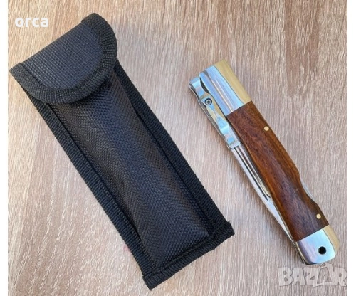 Сгъваем джобен нож Пантера с калъф – руски модел 100x232, снимка 7 - Ножове - 52821352