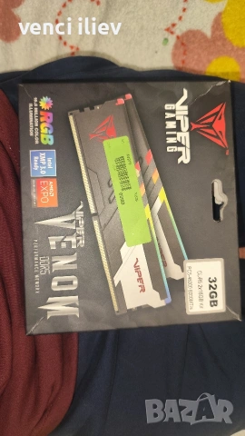 DDR 5 2x16 gb 6000 mhz viper venom, снимка 5 - Работни компютри - 53670608