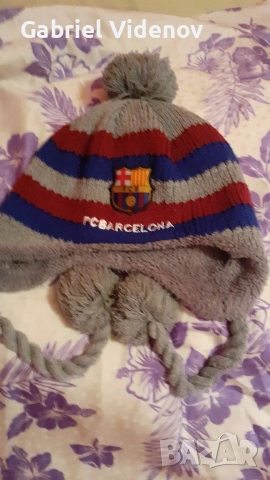 Зимна шапка на Барселона., снимка 2 - Футбол - 53262160