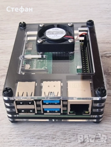 Raspberry Pi 4 8GB + 64GB card + захранване + кутия, снимка 6 - Работни компютри - 52115761