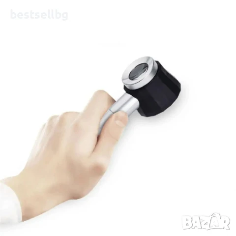 Мощна ръчна увеличителна лупа микроскоп 20X увеличение LED осветление със скала печетарска бижута, снимка 9 - Други инструменти - 51204269