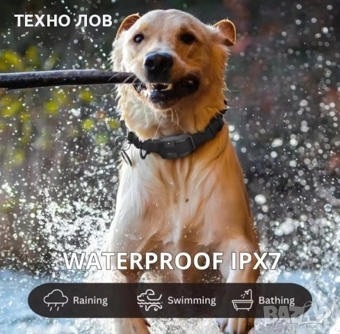 Електронен нашийник DK-325 с вибрация, ток за обучение на две кучета , снимка 4 - За кучета - 53108225