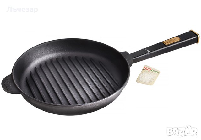 Чугунени грил тигани кръгли, 20см-40 см, снимка 3 - Съдове за готвене - 10330133