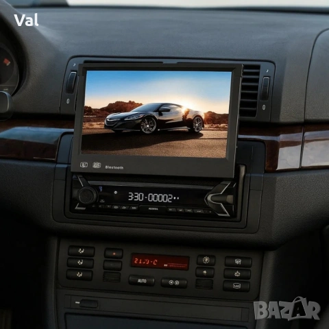 HD мултимедиен плейър 7" с тъчскрийн, MirrorLink и Wi-Fi Android 15 MOSFET 50Wx4, снимка 3 - Навигация за кола - 53664019