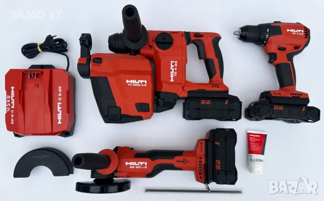 Hilti Nuron - Нов Безчетков сет от перфоратор, ъглошлайф и винтоверт, снимка 1