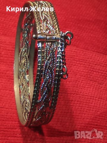 СРЕБРИСТА ФИЛИГРАННА ГРИВНА КРАСИВА ИЗРАБОТКА НАКИТ за НОСИЯ 9372, снимка 4 - Гривни - 30331160