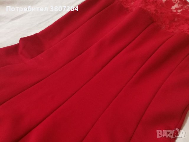 Официална червена рокля, снимка 7 - Рокли - 42260663