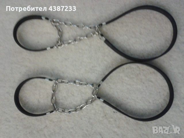 Ледозащитни приспособления за обувки против пързаляне в сняг и лед.