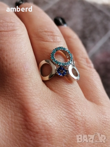 Страхотен сребърен пръстен - модел R016