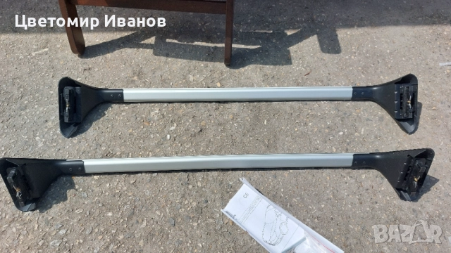Оригинални напречни греди за багажник за Citroen C5 X7 седан  от 2008 до 2017, снимка 3 - Аксесоари и консумативи - 52299820