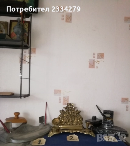 Стари мастилници, изработени в различни държави и различни автори и години. , снимка 2 - Антикварни и старинни предмети - 52551885