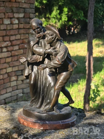 Бронзова Скулптура Луи-Симон Боазо Франция 1743- 1809г, снимка 15 - Антикварни и старинни предмети - 50428348