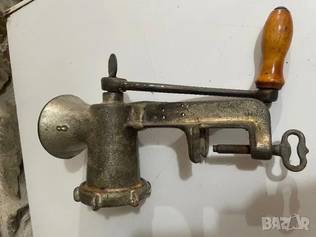 Масивна и тежка,стара месомелачка , снимка 5 - Други - 47678615