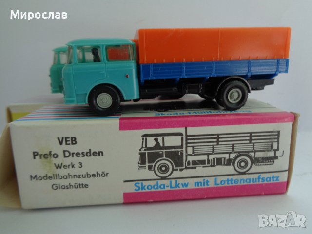 PERMOT  PREFO SKODA H0 1/87 ДЕТАЙЛЕН МОДЕЛ ИГРАЧКА КАМИОН КОЛИЧКА , снимка 6 - Колекции - 41446193