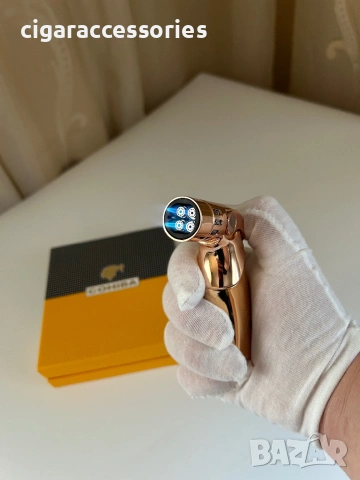 Луксозна запалка Cohiba с 4 пламъка – подаръчна кутия, снимка 2 - Запалки - 53152679