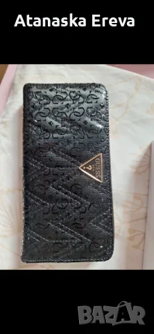 Черно Портмоне Guess 
