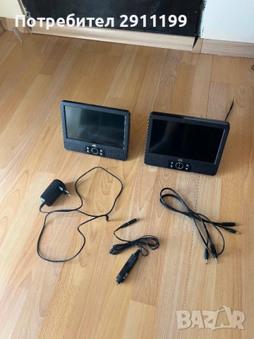 DVD плеър с два екрана , снимка 7 - Плейъри, домашно кино, прожектори - 51777485