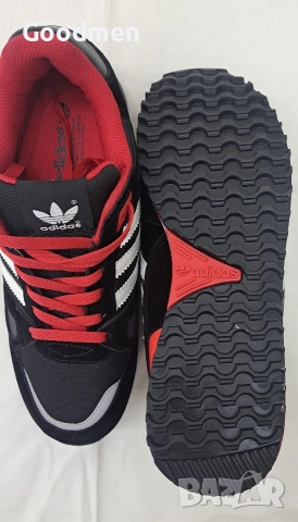 Унисекс обувки Adidas ZX 750, черни и червени, снимка 4 - Маратонки - 52896859