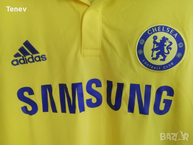 Chelsea Adidas оригинална тениска за гостуване 2014/2015 Челси Адидас жълта фланелка екип , снимка 3 - Тениски - 41766391