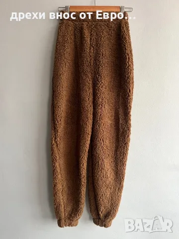 MISSGUIDED кафяв топъл панталон XXS, снимка 2 - Панталони - 47964975