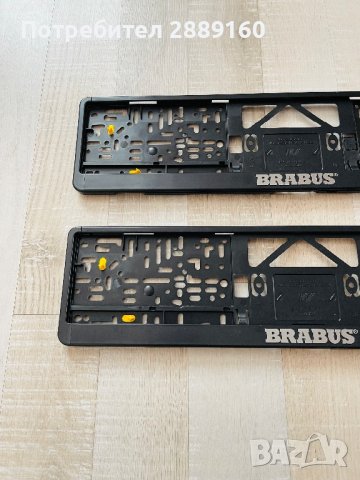 Оригинални подложки за номера BRABUS и за  Ferrari, снимка 2 - Аксесоари и консумативи - 41828988