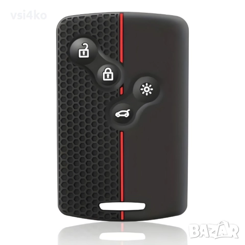 Силиконов кейс за ключ-карта Рено / Renault, снимка 2 - Аксесоари и консумативи - 51546576